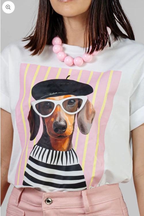 BLUSA ESTAMPADA PARISINA DOGGY